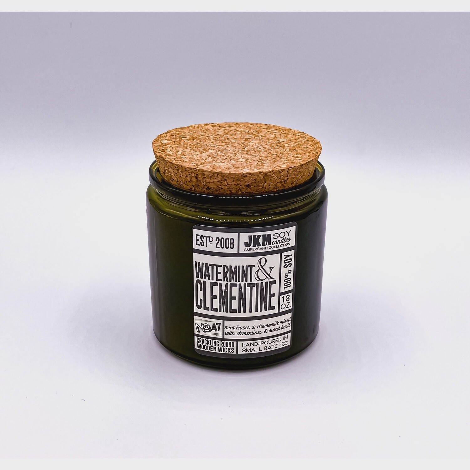 13oz Ampersand Collection Candle, Scent: #47 Watermint &amp; Clementine