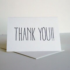 Thank You Card