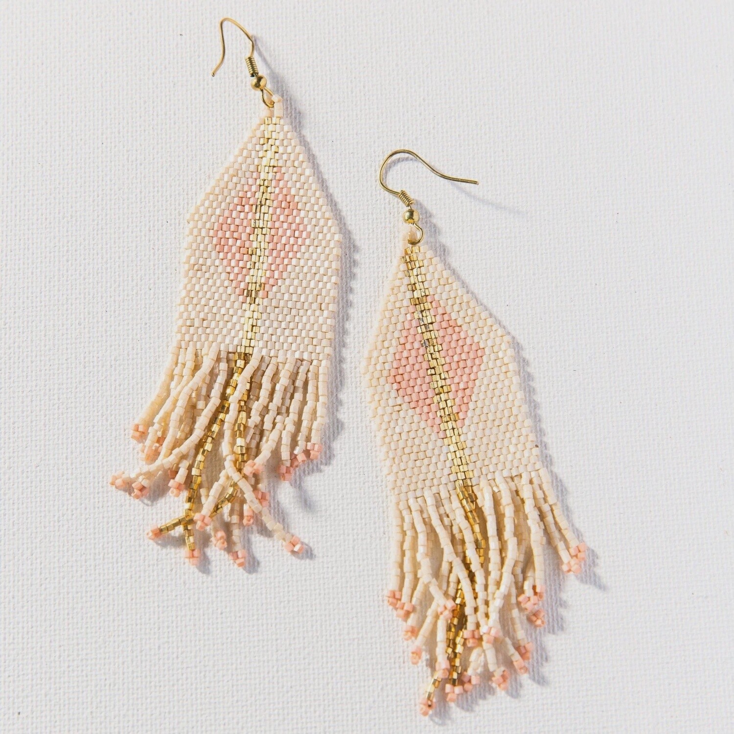 Ivory w/ Blush Luxe Diamon Gold Stripe