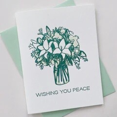 Wishing Peace Card