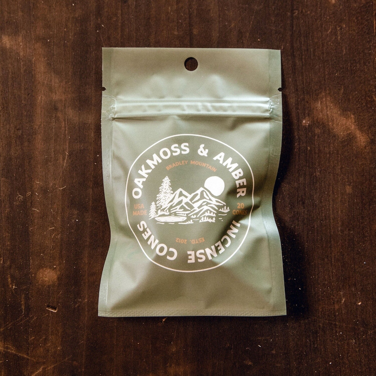 Incense Cones, Scent: Oakmoss and Amber