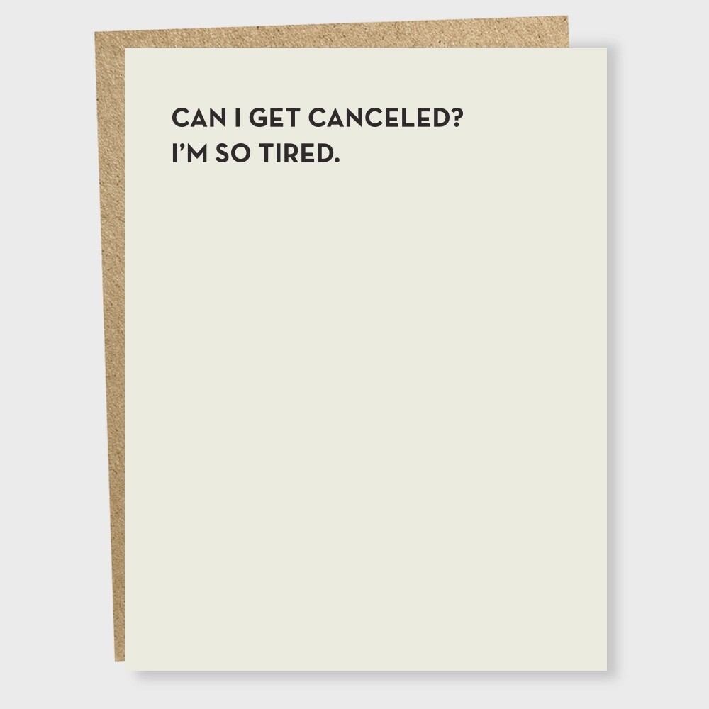 #889: So Tired Card