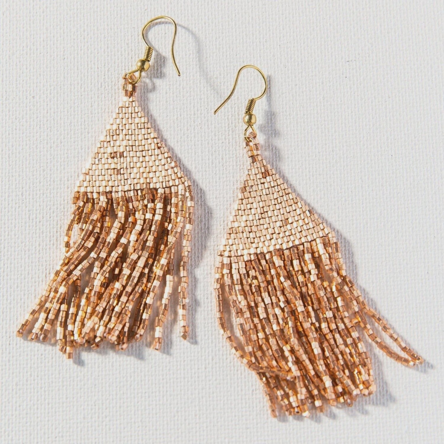 Rose gold luxe petite fringe