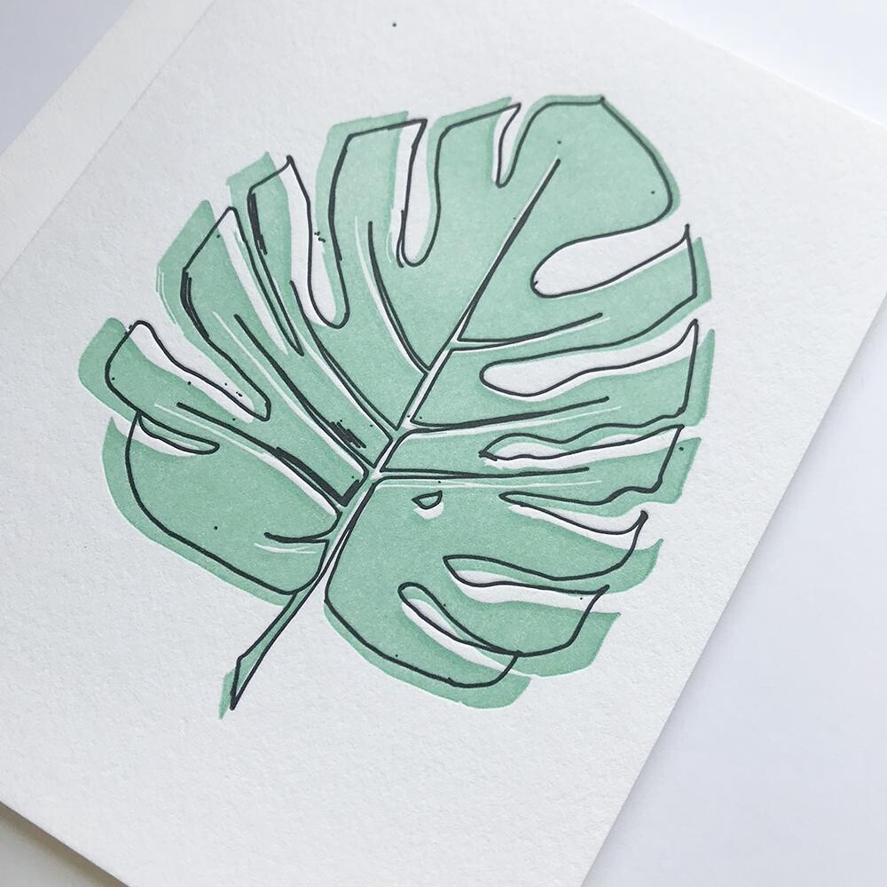 Monstera Card