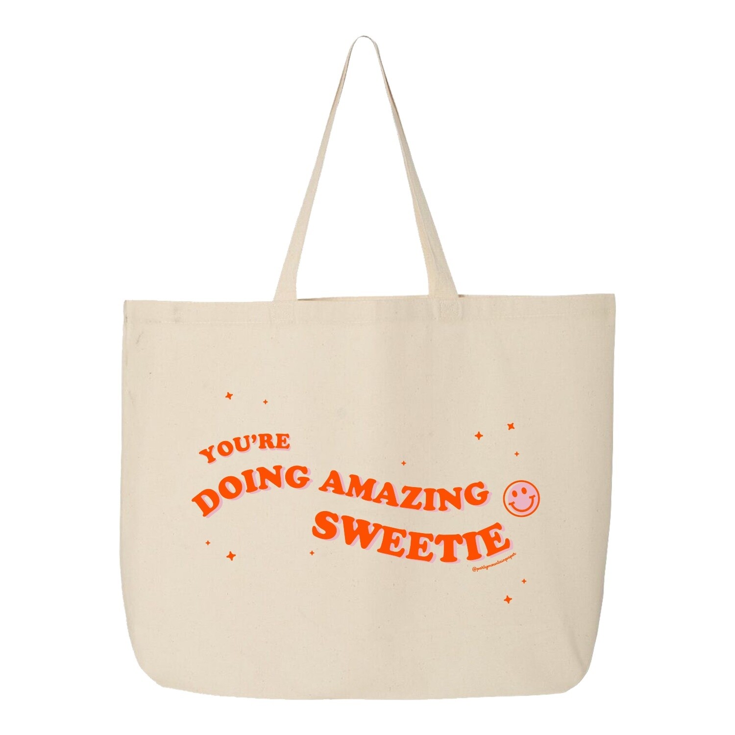 Amazing Sweetie Large Cotton Tote Bag