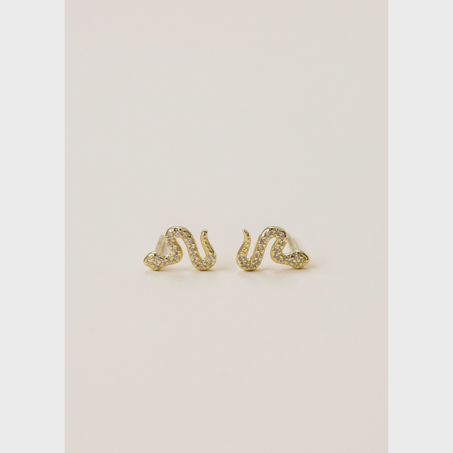 Pavé Stud - Snake