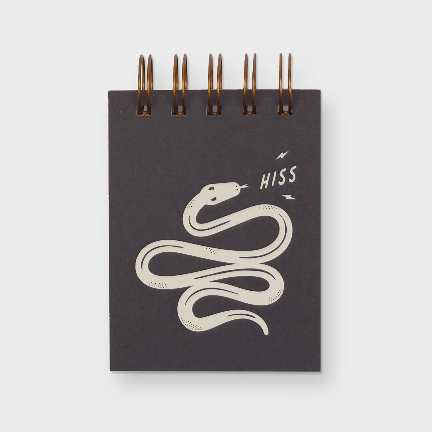 Snake Hiss Mini Jotter, Colour: Black
