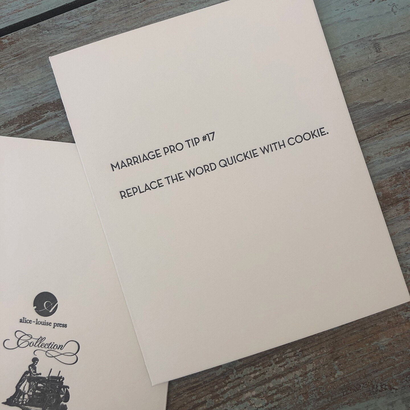 Quickie Card