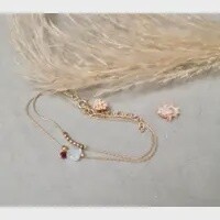 Double Lucia + Moonstone Bracelet