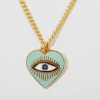Evil eye pendant necklace