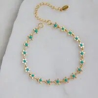 Turquoise Flower Bracelet