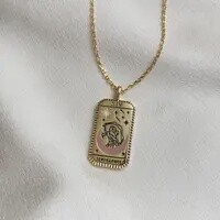 Temperance Tarot Card Necklace