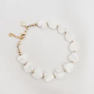 Heart of Gold Pearl Bracelet