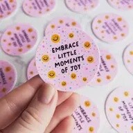 Embrace Little Moments Sticker