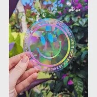 Smiley Sun Catcher Sticker