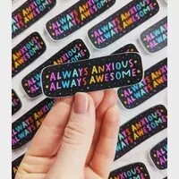 Always Anxious Always Awesome Sticker