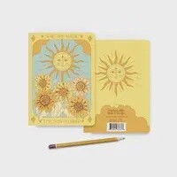 Sunflower Tarot Card Notebook
