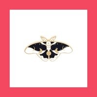 Moth Enamel Pin