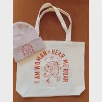 Hear me Roar Canvas Tote