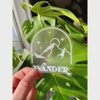 Wander Mountain Sticker