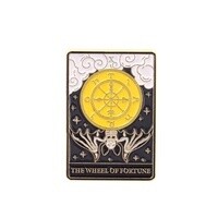 Wheel Of Fortune Tarot Card Enamel