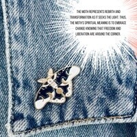 Magic Luna Moth Pin