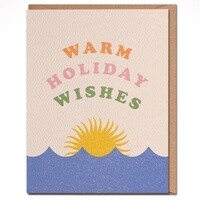 Warm Holidays Greeting Card