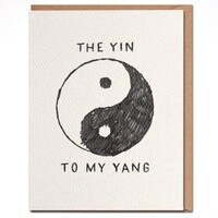 The Yin To My Yang Card