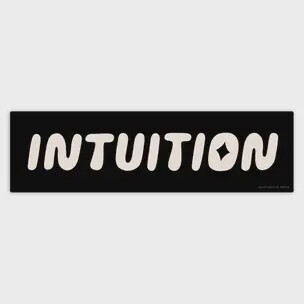 Intuition Sticker