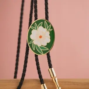 Floral Bolo Tie