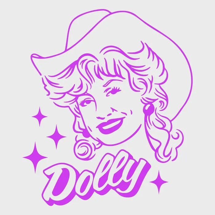 Dolly Barbie Sticker