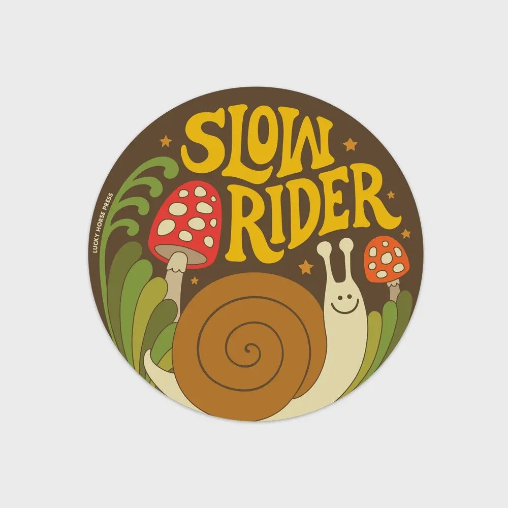 Slow Rider Sticker