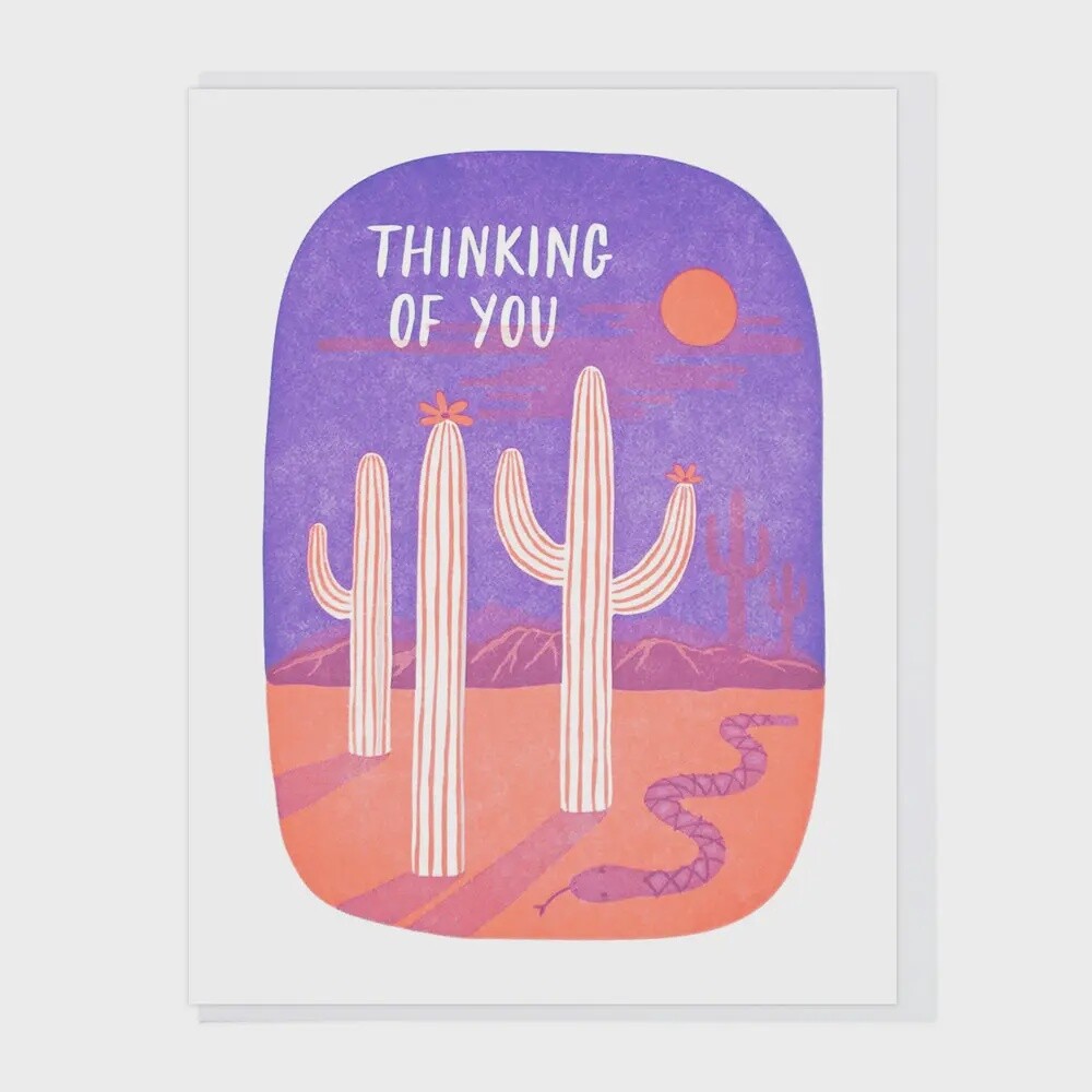 Thinking Of You Desert Greeting Card
