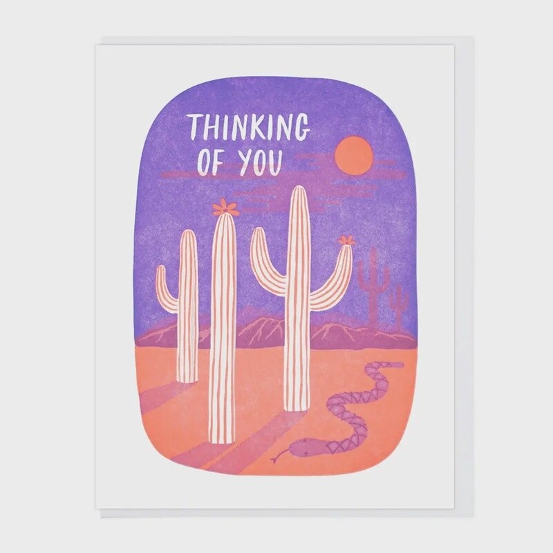 Thinking Of You Desert Greeting Card
