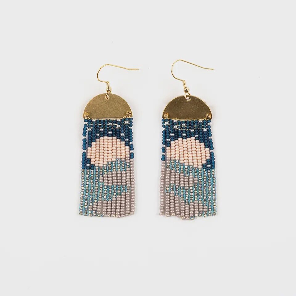 Moonrise Fringe Earrings Cool