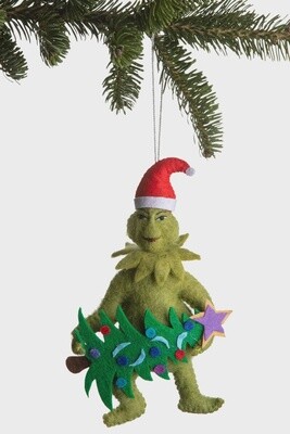 Grinch &amp; Christmas Tree Ornament
