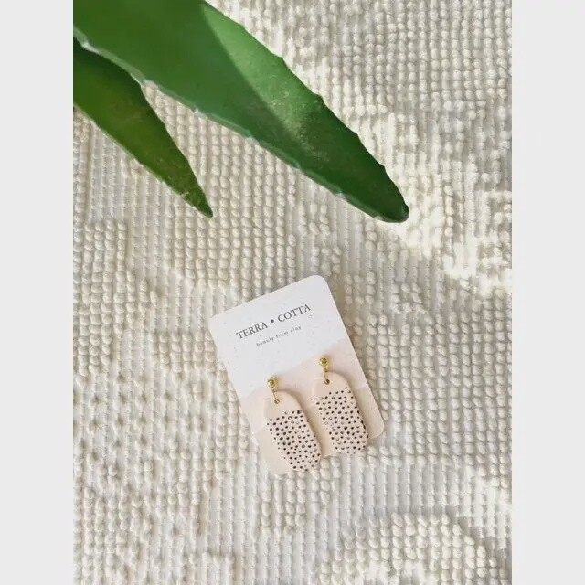 Clay Earrings In Penny