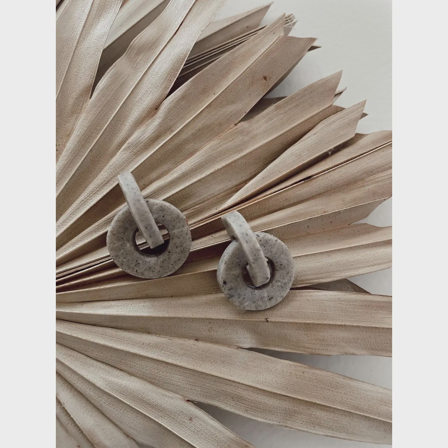 Audra Link Earrings In Stone