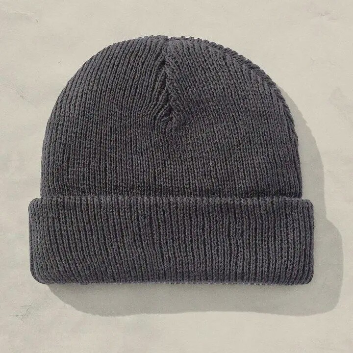 Hemp Slacker Beanie/ Charcoal