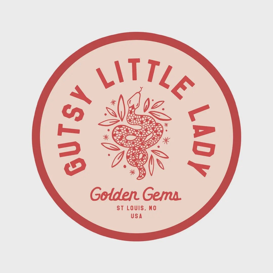 Gutsy Little Lady Sticker