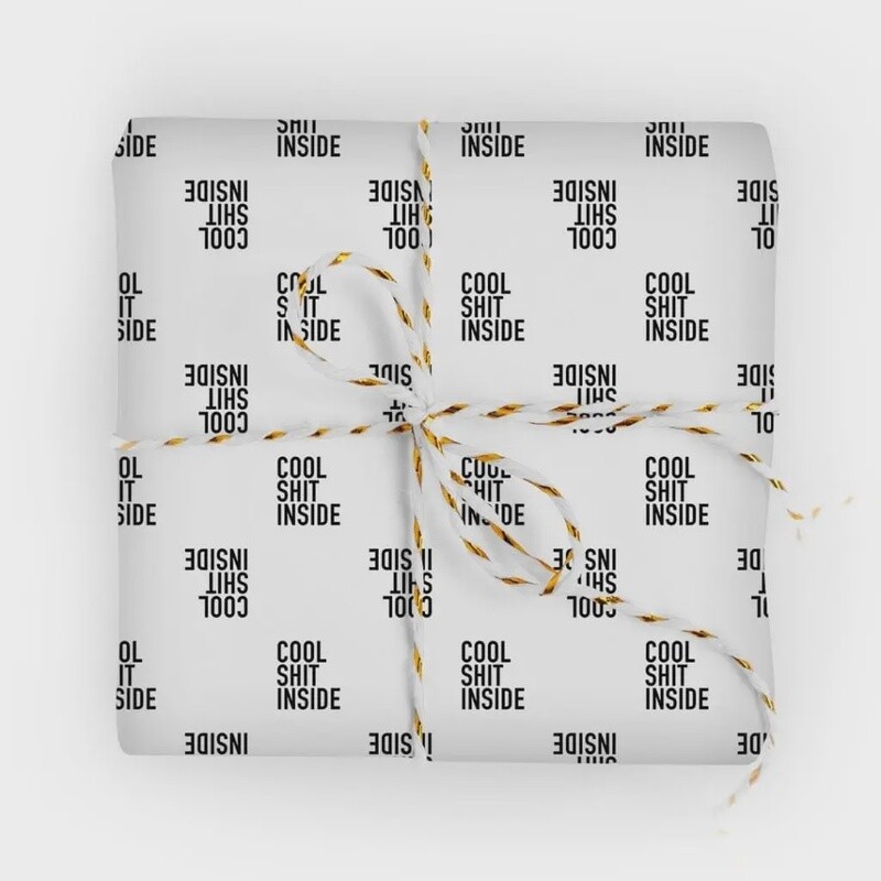 Cool Shit Inside Wrapping Paper Roll