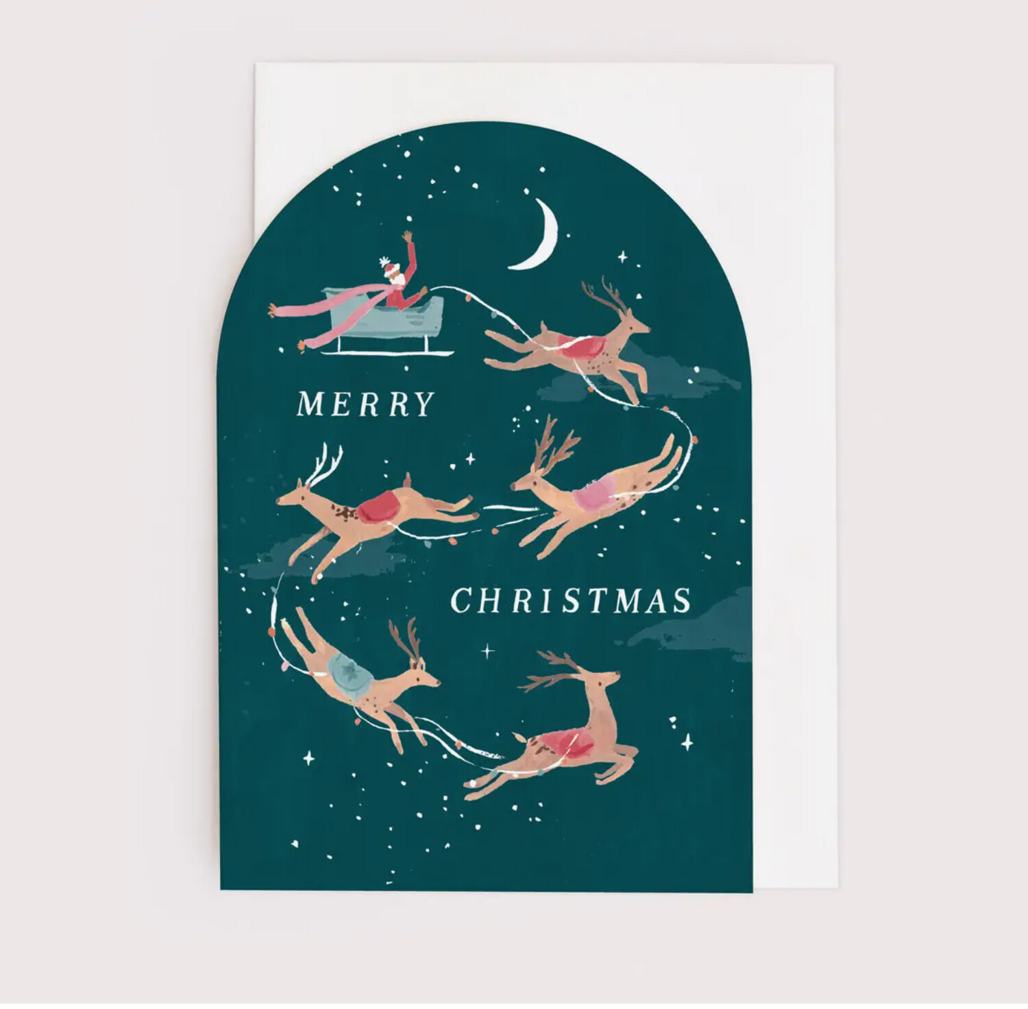 Reindeer Christmas Card