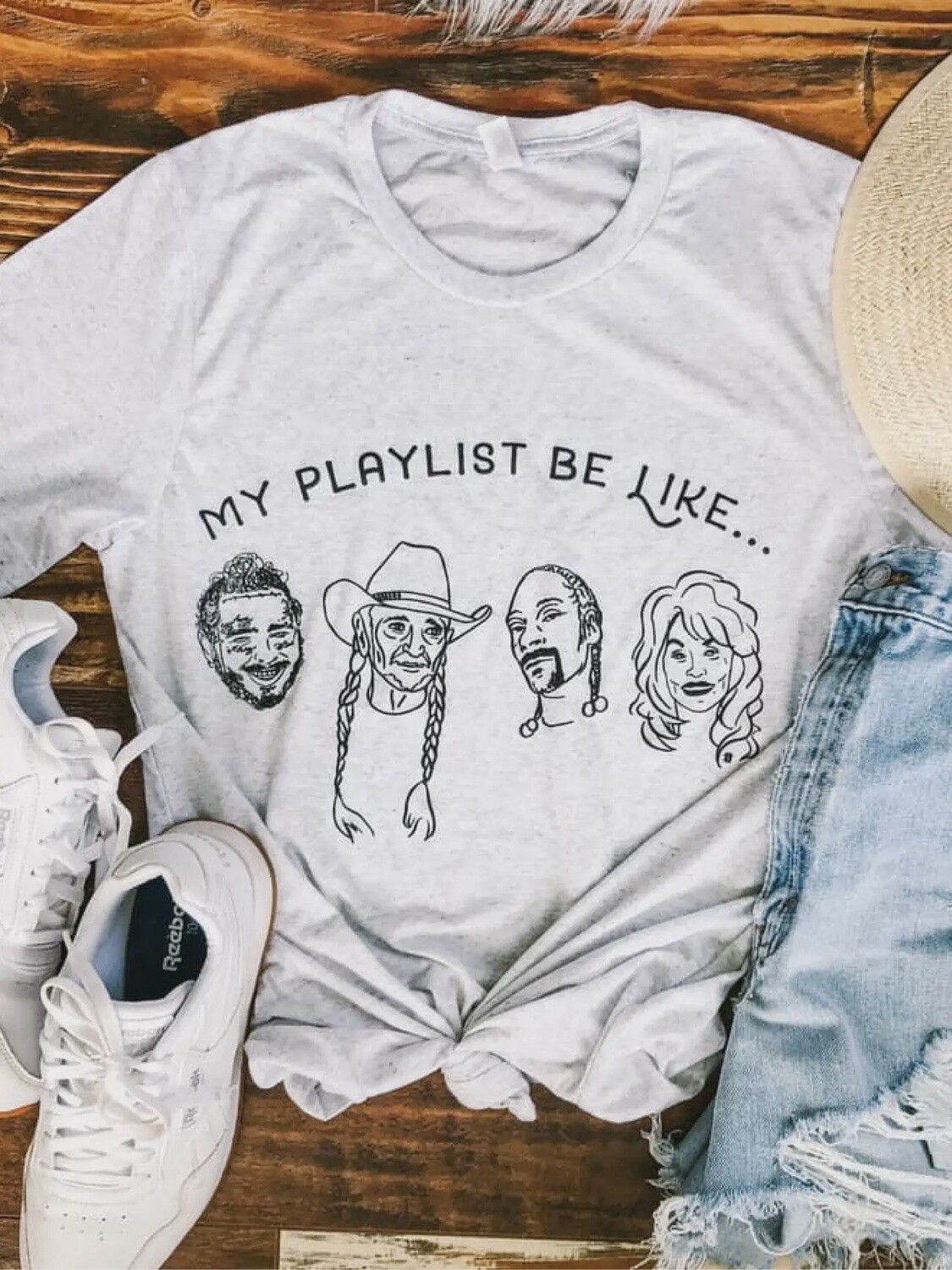 My Playlist Be like Tee, Size: Small