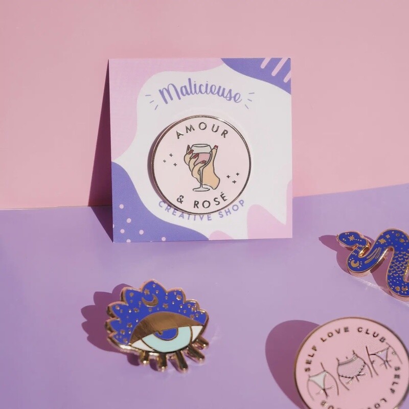 Love and Rose Pin