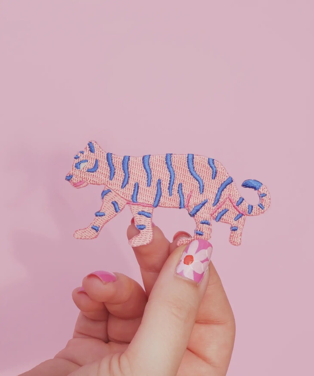 Tiger iron-on patch