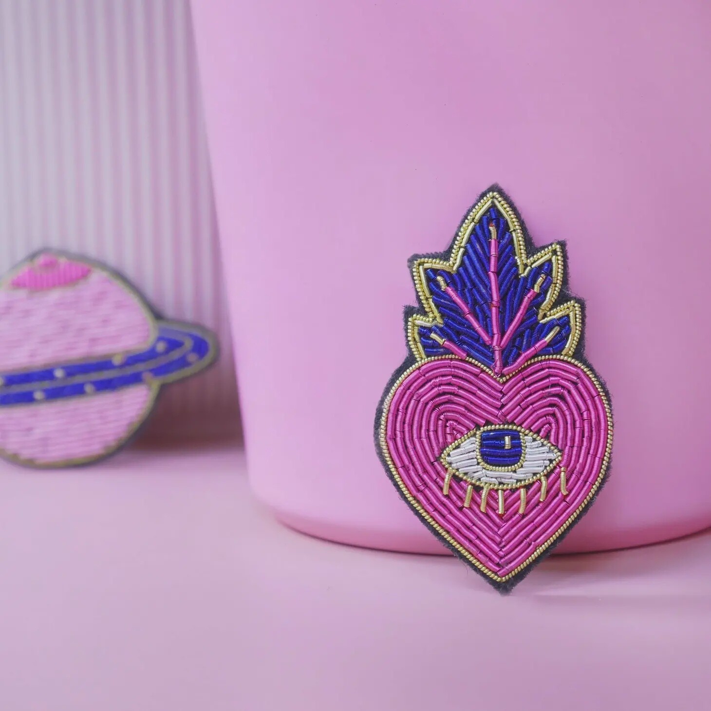 Ex Voto Pink Brooch