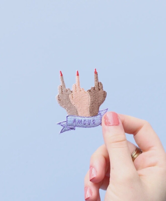 Fuck Love Iron-on Patch