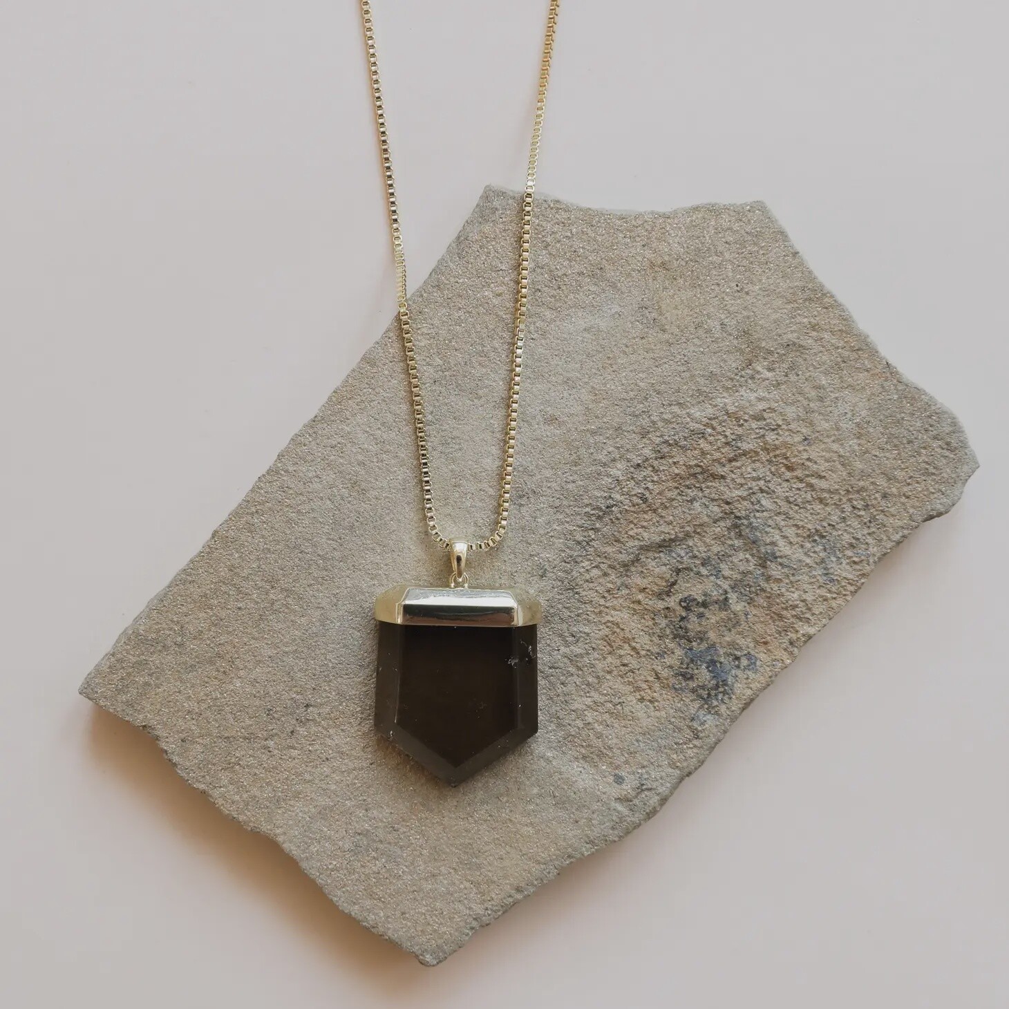 Necklace - Smoky Quartz Pendant