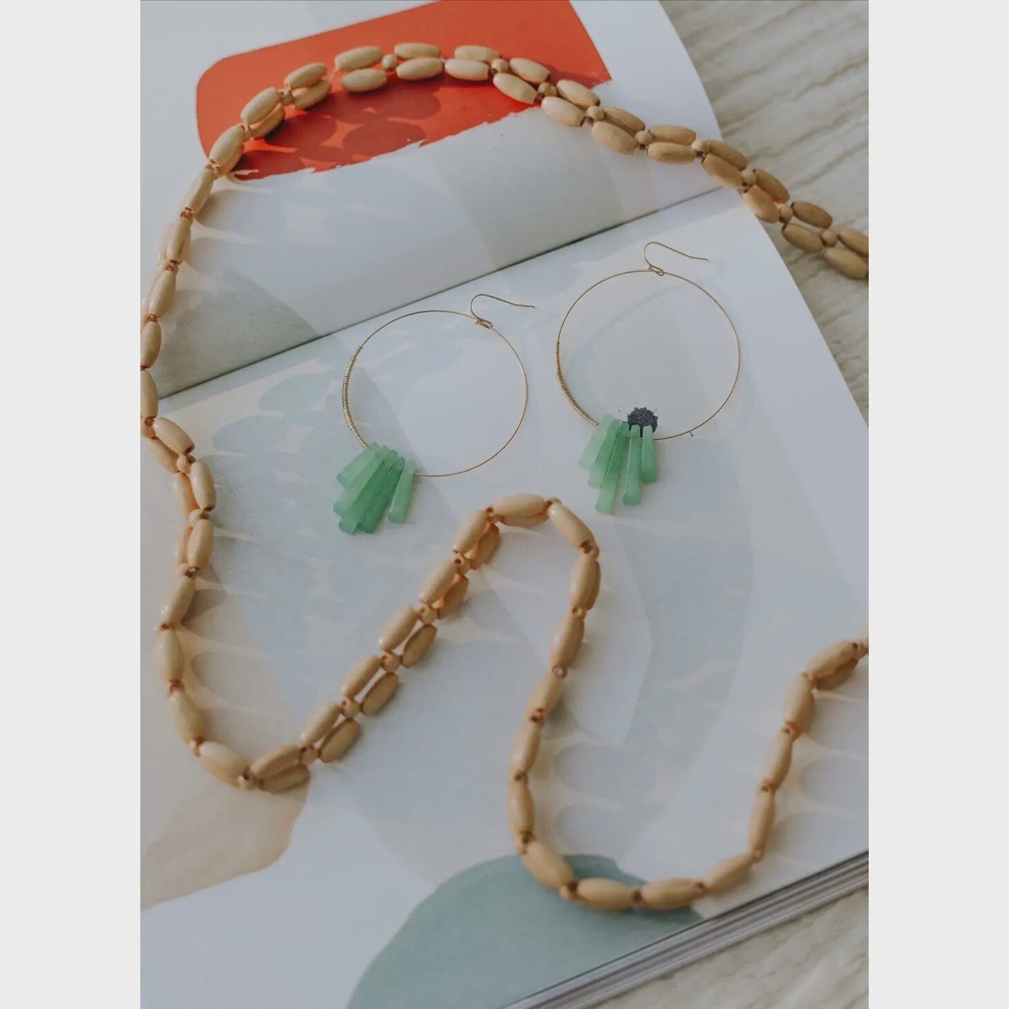 Tropics Hoops Earring