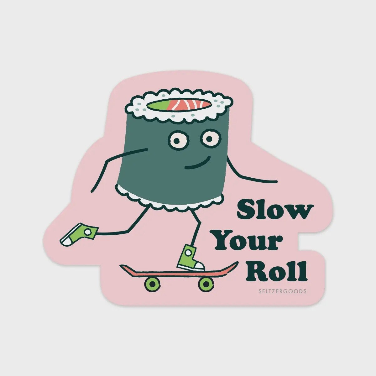 Slow Roll Sushi Sticker